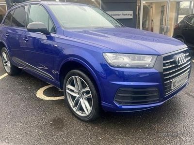 Used Audi Q7 Black Edition 272 HP (200 kW) 2018 Blue SUV