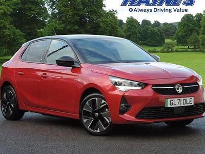 Used Vauxhall Corsa-e SRi 100 kW (136 HP) 2021 Red Hatchback