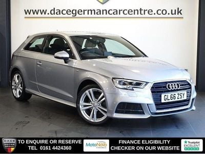 Begagnad Audi A3 S-Line 150 HK (110 kW) 2016 Silver Halvkombi