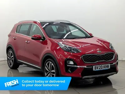 Used Kia Sportage 177 HP (130 kW) 2020 Red SUV