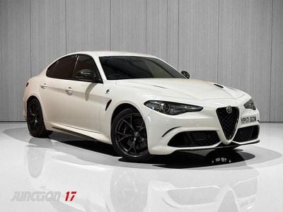 White Used 2017 Alfa Romeo Giulia Quadrifoglio Sedan | £33,475 (Fair price)