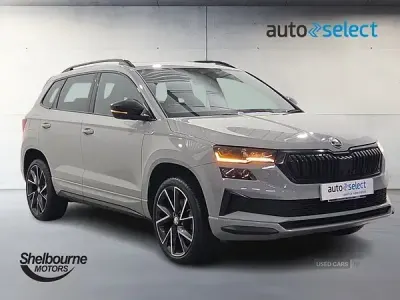 Used Skoda Karoq SportLine 150 HP (110 kW) 2023 Grey SUV