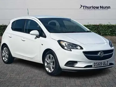 Used Vauxhall Corsa Sport 90 HP (66 kW) 2019 White Hatchback