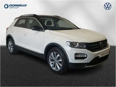 Used VW T-Roc Design 150 HP (110 kW) 2019 White SUV
