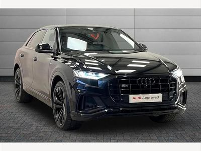 Black Used 2019 Audi Q8 S-Line SUV | £33,750 (Fair price)