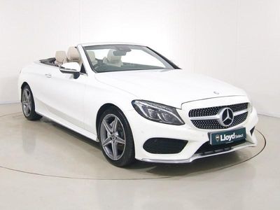 Used Mercedes C200 AMG Line Premium Plus 2017 White Cabriolet