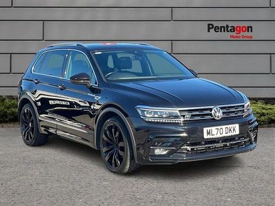 Black Used 2020 VW Tiguan R-line SUV | £20,190 (Good price)