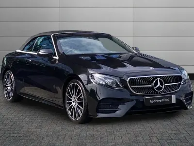 Used Mercedes E220 AMG Line Premium Plus 194 HP (142 kW) 2020 Black Cabriolet