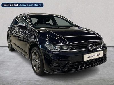 Black Used 2024 VW Polo R-line Hatchback | £20,193 (Fair price)