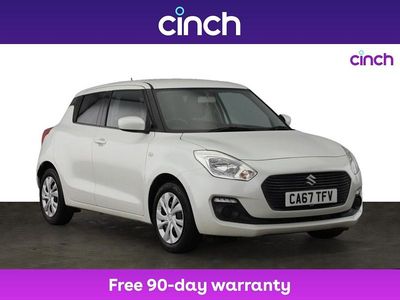 White Used 2018 Suzuki Swift SZ3 Hatchback | £7,599 (Fair price)