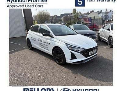 New Hyundai i20 Blackline 90 HP (66 kW) 2026 White Hatchback