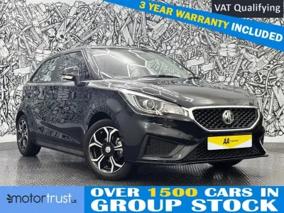 Used MG MG3 Excite 106 HP (77 kW) 2023 Black Hatchback