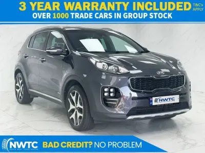 Used Kia Sportage GT-Line 174 HP (127 kW) 2016 Silver SUV