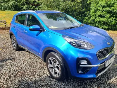 Used Kia Sportage 177 HP (130 kW) 2019 Blue SUV