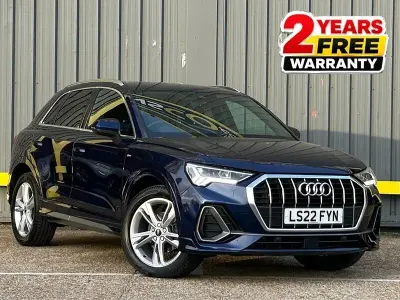 Usado Audi Q3 S-Line 150 HP (110 kW) 2022 Azul SUV