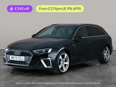 Used Audi A4 S-Line 150 HP (110 kW) 2023 Black Estate