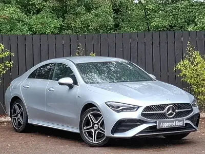 Used Mercedes CLA250 Executive 218 HP (160 kW) 2025 Silver Coupe