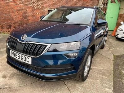 Used Skoda Karoq SE 115 HP (84 kW) 2018 Blue SUV