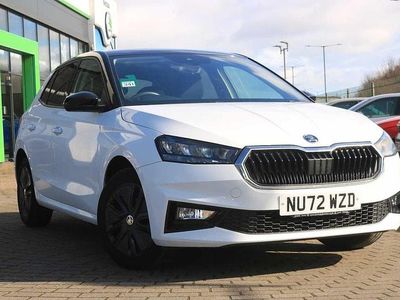 Used Skoda Fabia Colour Edition 59 HP (43 kW) 2023 Moon white metallic black magic pearl effect Hatchback