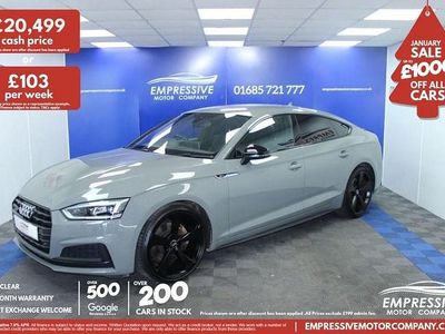 Grey Used 2019 Audi A5 Sportback Black Edition Hatchback | £20,499 (A bit pricey)