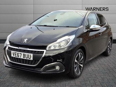 Black Used 2017 Peugeot 208 Allure Premium Hatchback | £6,995 (Fair price)