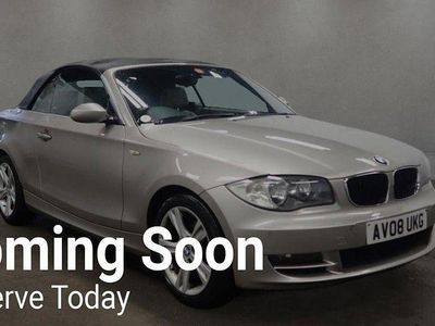 Silver Used 2008 BMW 125 Cabriolet Luxury Line Cabriolet | £5,750