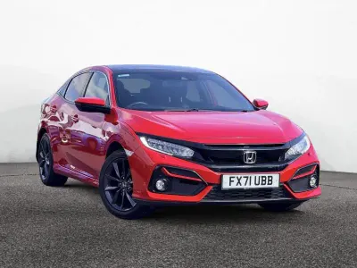 Used Honda Civic EX 126 HP (92 kW) 2021 Red Hatchback