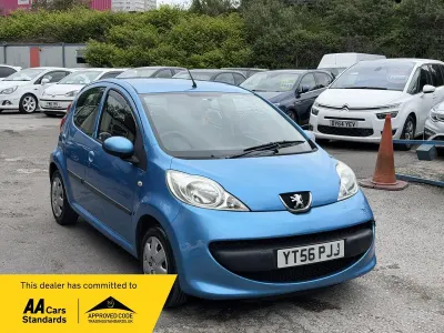 Used Peugeot 107 68 HP (50 kW) 2006 Blue Hatchback