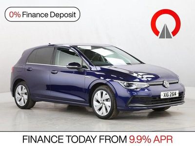 Used VW Golf VII Style 150 HP (110 kW) 2020 Blue Hatchback