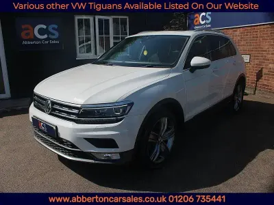 Used VW Tiguan SEL 150 HP (110 kW) 2017 White SUV