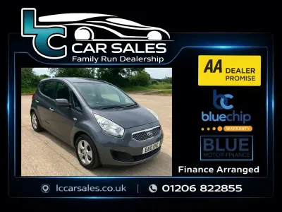 Used Kia Venga 90 HP (66 kW) 2010 Grey Hatchback