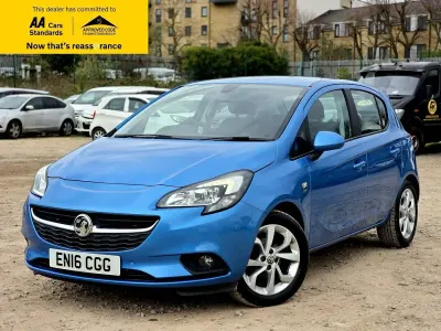 Used Vauxhall Corsa S 90 HP (66 kW) 2016 Blue Hatchback