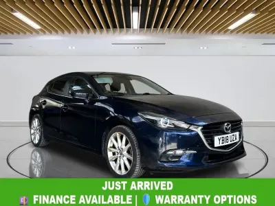 Używany Mazda 3 Inclusive 121 KM (88 kW) 2018 Niebieski Hatchback