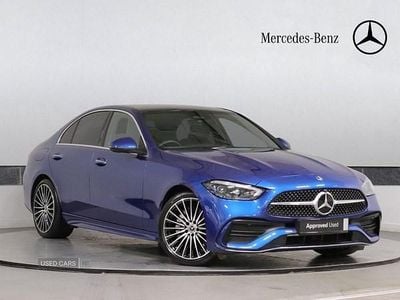 Used Mercedes C220 AMG Line Premium Plus 200 HP (147 kW) 2025 Blue Sedan