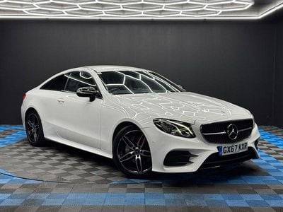 Used Mercedes E220 AMG line 2017 White Coupe