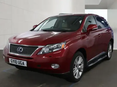 Used Lexus RX450h 2010 Matador red SUV