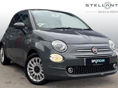 Grey Used 2019 Fiat 500 Lounge Hatchback | £8,038 (Fair price)