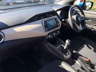 Used Nissan Micra Acenta 91 HP (66 kW) 2021 Blue Hatchback