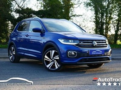 Used VW T-Cross R-line 150 HP (110 kW) 2021 Blue SUV