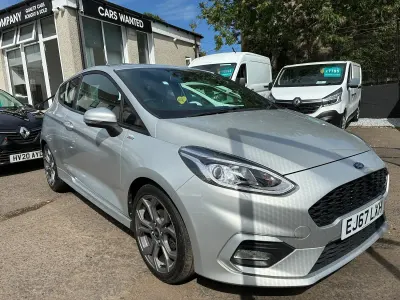 Used Ford Fiesta ST-Line 100 HP (73 kW) 2017 Silver Hatchback