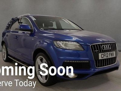 Used Audi Q7 S-Line 245 HP (180 kW) 2012 Blue SUV