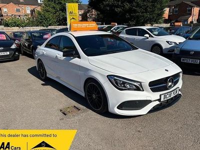 White Used 2018 Mercedes CLA220 AMG line Sedan | £13,995 (Fair price)