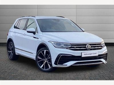 White Used 2021 VW Tiguan R-line SUV | £25,491 (Fair price)