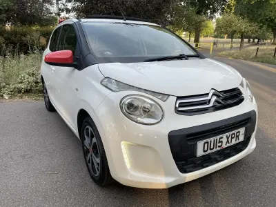 Used Citroën C1 Feel 68 HP (50 kW) 2015 White Hatchback