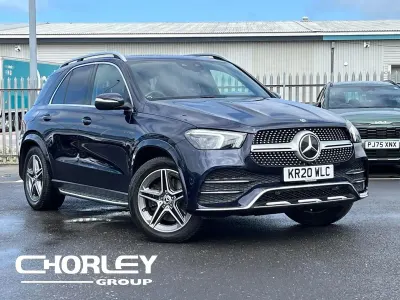 Käytetty Mercedes GLE300 AMG line 245 HP (180 kW) 2020 Sininen Katumaasturi