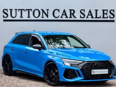 Used Audi RS3 Advanced 400 HP (294 kW) 2022 Blue Sedan