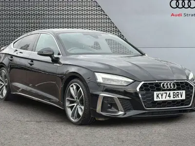 Used Audi A5 Sportback S-Line 150 HP (110 kW) 2024 Black Hatchback