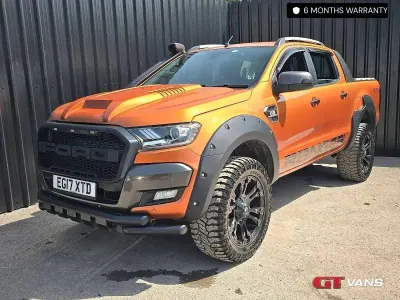 Used Ford Ranger Wildtrack 200 HP (147 kW) 2017 Orange Pickup