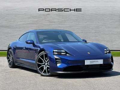 Used Porsche Taycan Performance Package 344 kW (469 HP) 2023 Blue Sedan