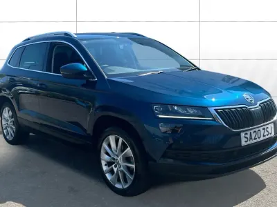 Used Skoda Karoq SE L 150 HP (110 kW) 2020 Blue SUV